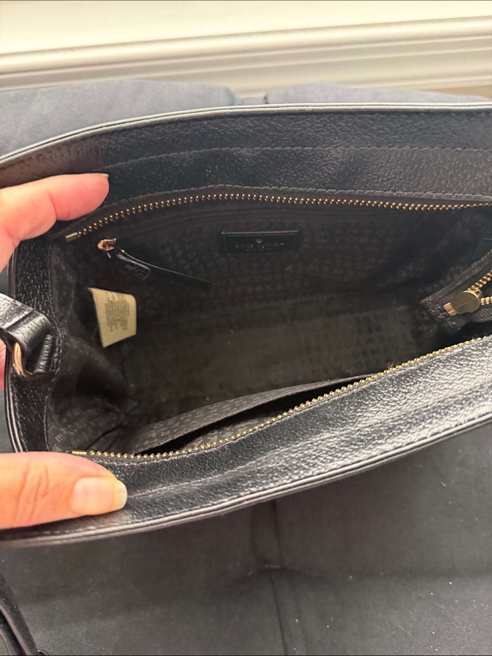 kate spade Black Leather Small Crossbody Bag - Picture 5 of 5